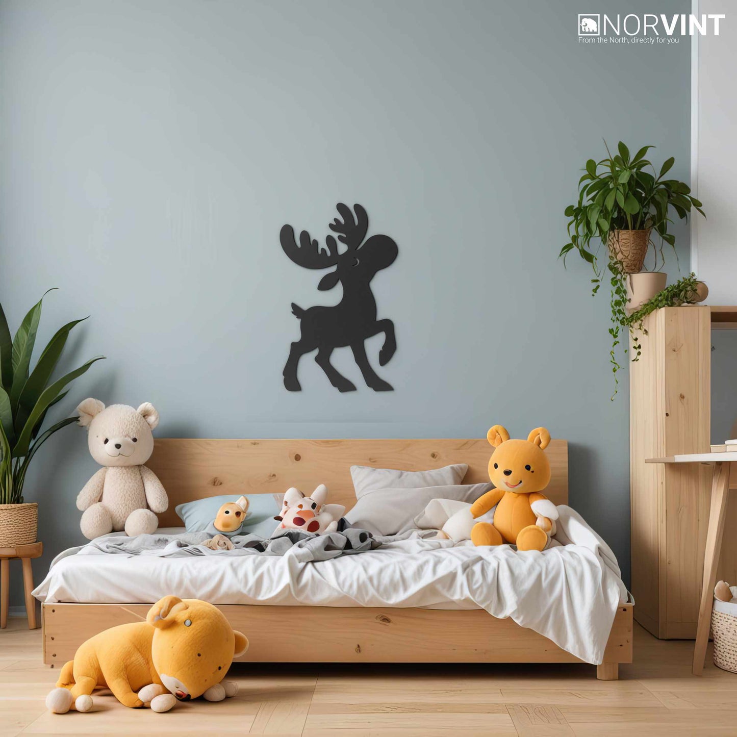 3D-Väggdekoration "Älg"