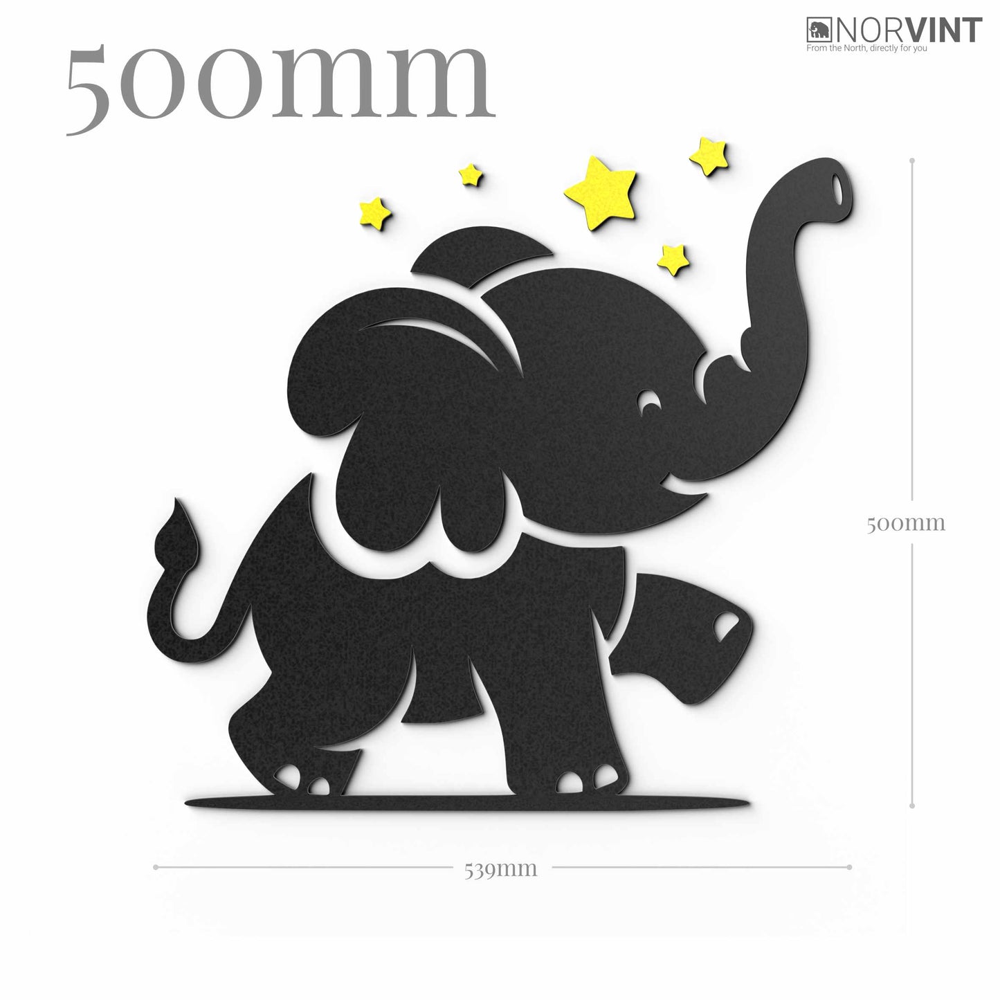 3D-Väggdekoration "Elefant"