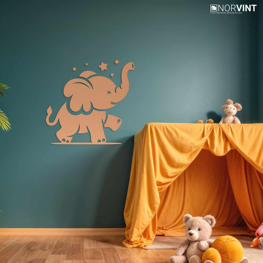 3D-Väggdekoration "Elefant"