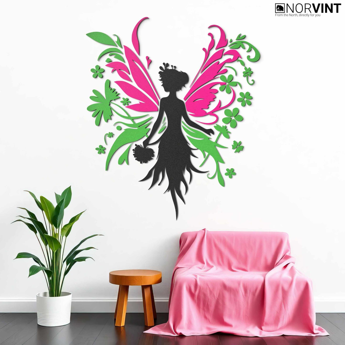 3D-Väggdekoration "Fairy"