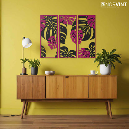 3D-Väggbild "Monstera"