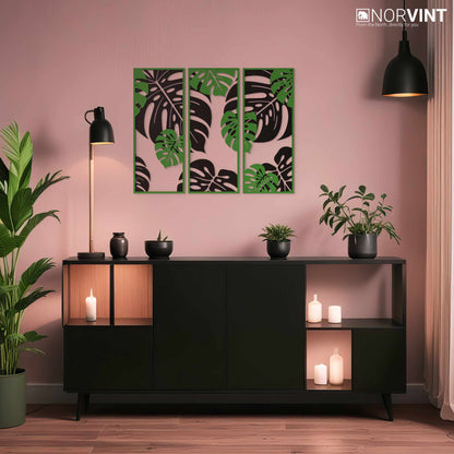 3D-Väggbild "Monstera"