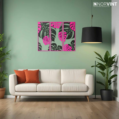 3D-Väggbild "Monstera"