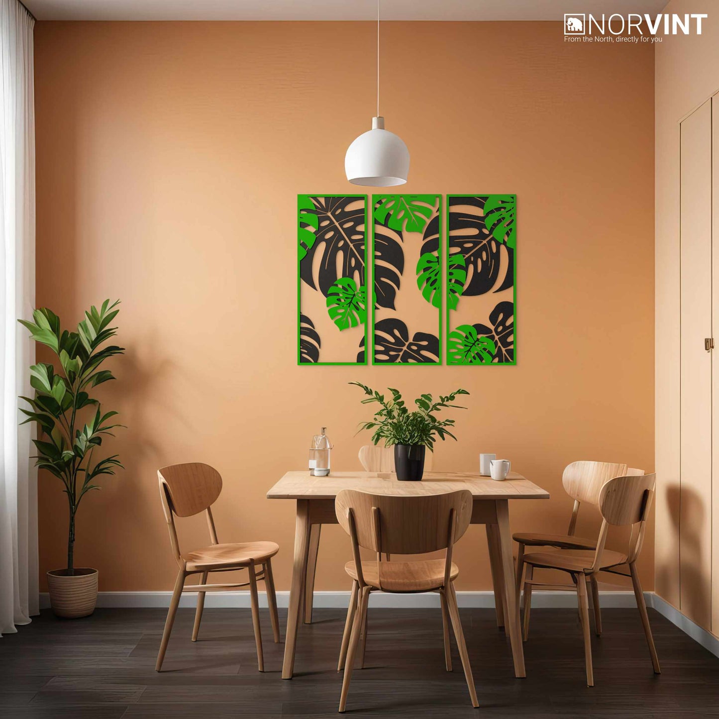3D-Väggbild "Monstera"